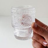 نیم لیوان طرح زارا بلور وارداتی طرح بسته 6 عددی در دو طرح