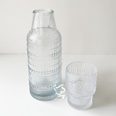 پارچ شب بلوری با لیوان ست بلور ضخیم وارداتی در ۴ طرح مختلف، مناسب برای استفاده روزمره و پذیرایی شیک.