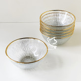 پیاله نوری تازه مدل سولو، بسته ۶ عددی، با دور طلا هلندی ۱۰٪ – فروش انحصاری فروشگاه کبسا