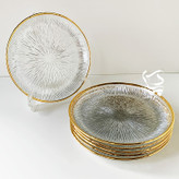 پیش دستی نوری تازه مدل سولو، بسته ۶ عددی، با لب طلای هلندی ۱۰٪ – فروش انحصاری فروشگاه کبسا