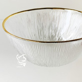 کاسه آبگوشت خوری نوری تازه مدل سولو، بسته ۶ عددی، با لب طلای هلندی ۱۰٪ – فروش انحصاری فروشگاه کبسا