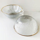 کاسه سالاد خوری نوری تازه سولو بسته ۲ عددی با دور طلای هلندی ۱۰٪، طراحی شیک و خاص، مناسب برای پذیرایی لوکس و استفاده روزمره