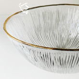 کاسه سالاد خوری نوری تازه سولو بسته ۲ عددی با دور طلای هلندی ۱۰٪، طراحی شیک و خاص، مناسب برای پذیرایی لوکس و استفاده روزمره