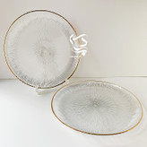 دیس نوری تازه سولو بسته ۲ عددی با دور طلای هلندی ۱۰٪، طراحی زیبا و باکیفیت، مناسب برای پذیرایی لوکس