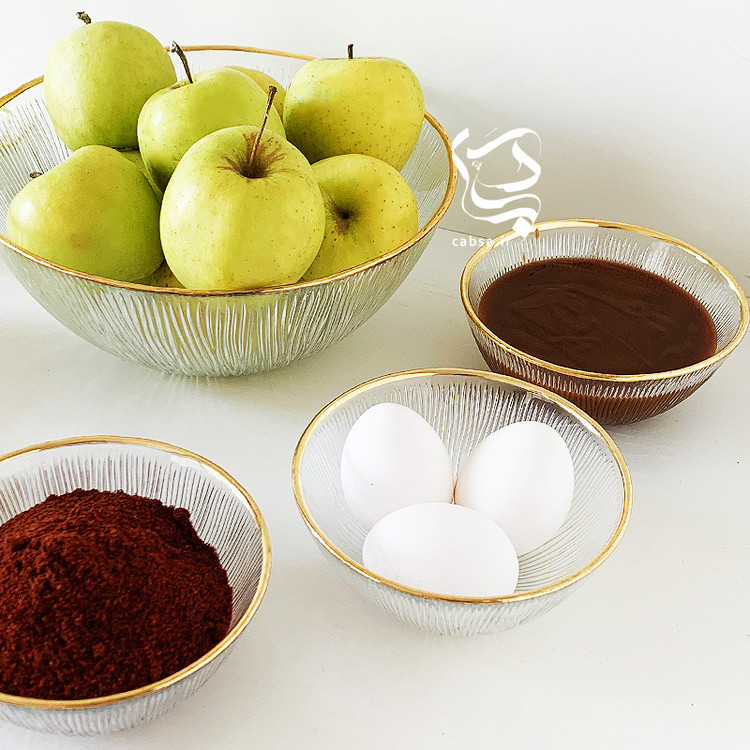 هفت سین بلور نوری تازه مدل سولو ۷ پارچه، شامل ۶ پیاله و ۱ کاسه بزرگ، با لبه طلای هلندی ۱۰٪، طراحی لوکس و شیک برای سفره هفت سین