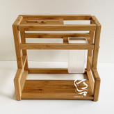 ستند آشپزخانه بامبو وارداتی، نظمدهنده چاقو و قاشق چنگال با طراحی شیک و مقاوم از جنس بامبو طبیعی.