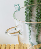 بانکه پیرکس شفاف با درب بامبو – مناسب آشپزخانه