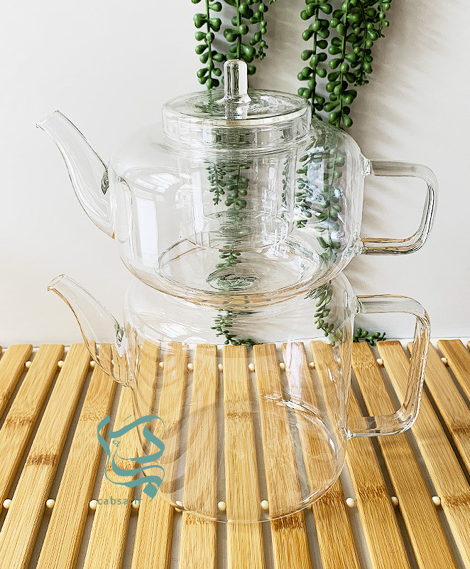 کتری پیرکس وارداتی 1500 میلیلیتر با قوری 800 میلیلیتر – نمای محصول