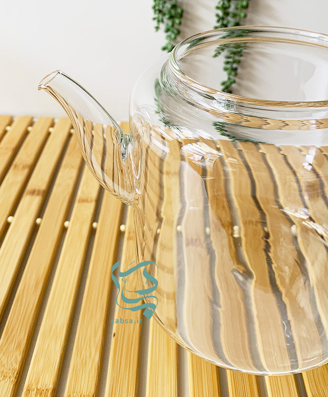 ست کتری و قوری پیرکس صافیدار – سرو چای در آشپزخانه و پذیرایی