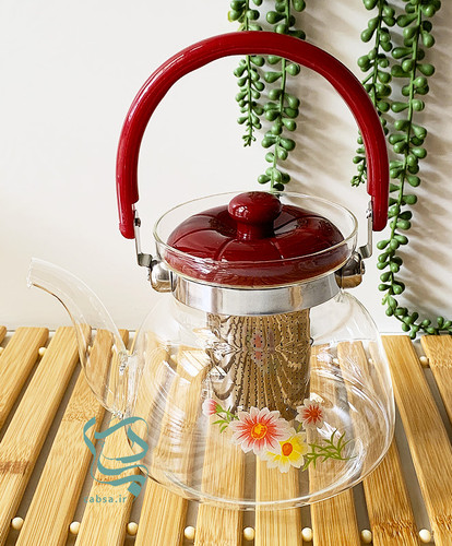 قوری پیرکس ۱۰۰۰ میل طرح گلدار وارداتی – نمای اصلی