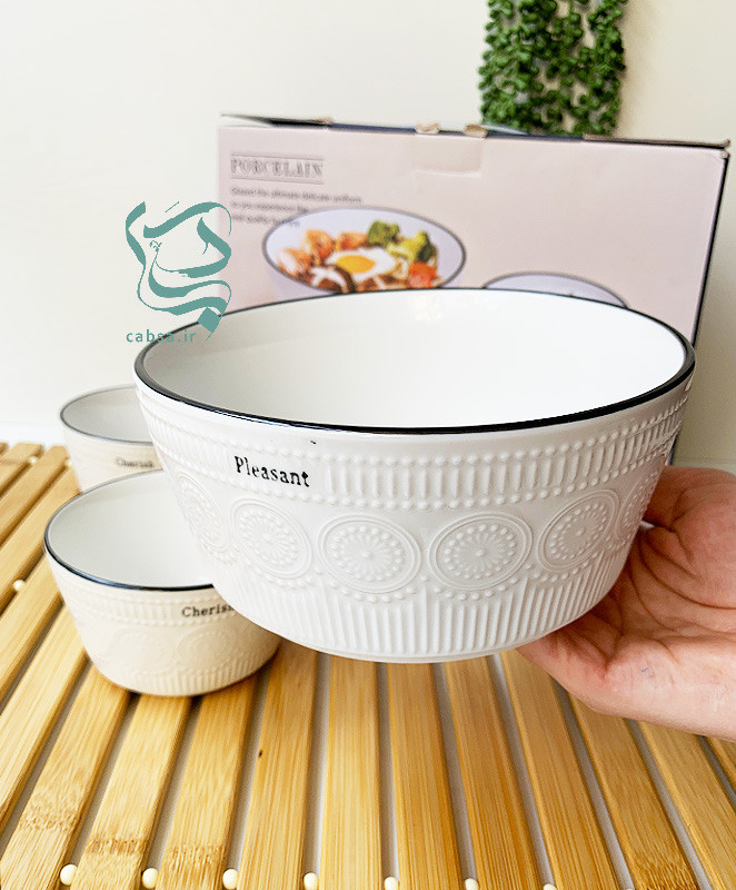 کاسه سرو سهتکه زارا – ظروف پذیرایی