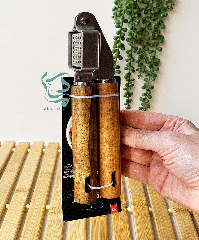 سیرکوب دستی شنگیا با دسته بامبو