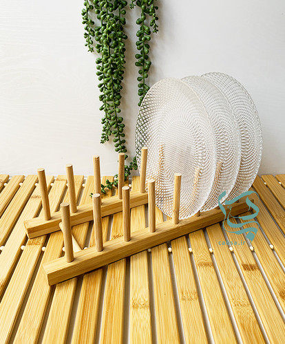 استند نظمدهنده بشقاب بامبو وارداتی – نمای اصلی