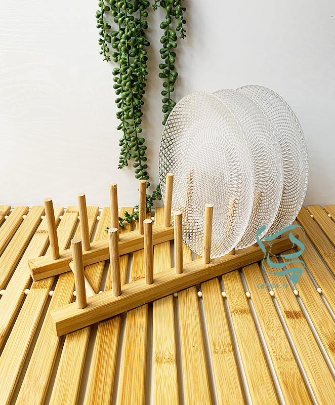 استند نظمدهنده بشقاب بامبو وارداتی – نمای اصلی