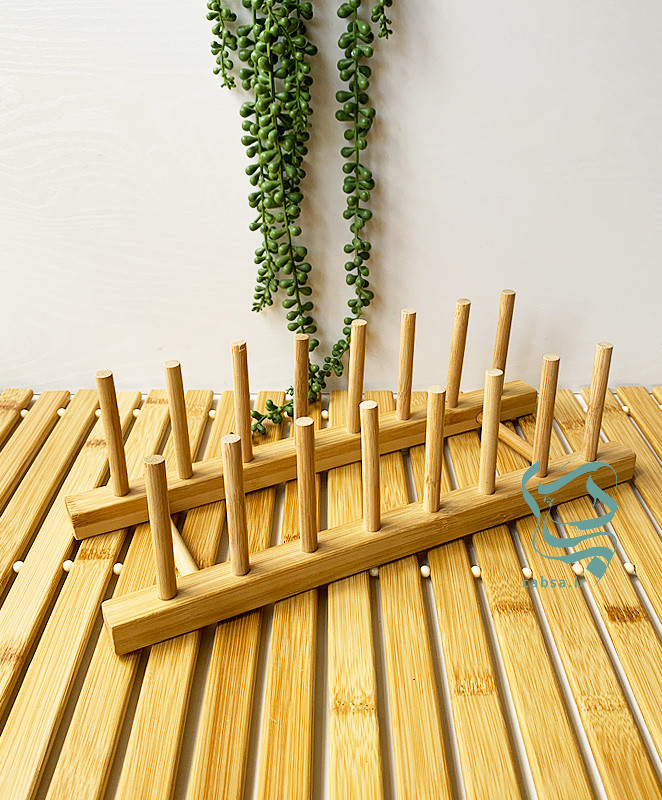 استند بامبو برای طبقهبندی بشقاب