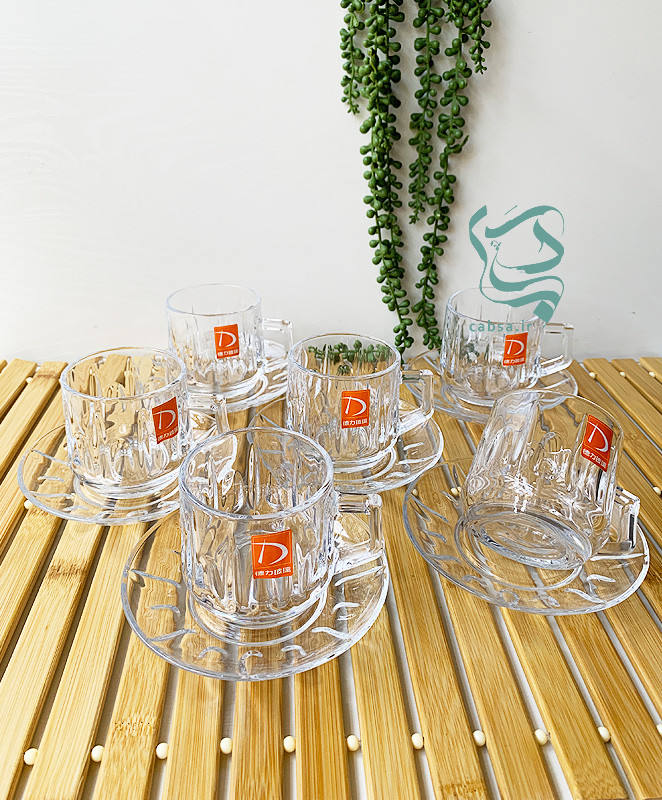 فنجان چایخوری مدل نیزه – بسته 12 عددی