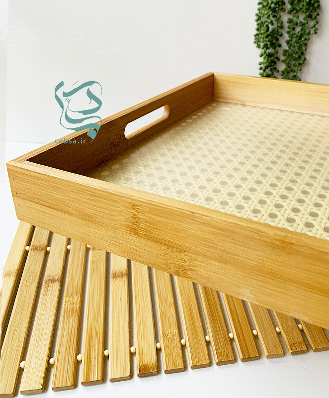 سینی حصیری بامبو وارداتی – سرو غذا و نوشیدنی
