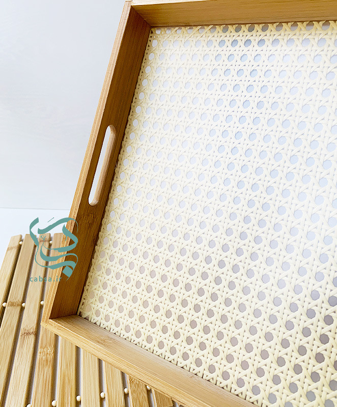 سینی بزرگ بامبو برای میز و آشپزخانه