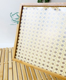 سینی سرو نوشیدنی و تنقلات طراحی طبیعی