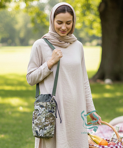 کاور فلاسک عایقدار بزرگ ضد ضربه و ضد آب با جیب – نمای اصلی