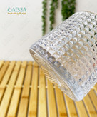 لیوان چرخشی بلور وارداتی 6 عددی ( علت تخفیف در مشخصات )
