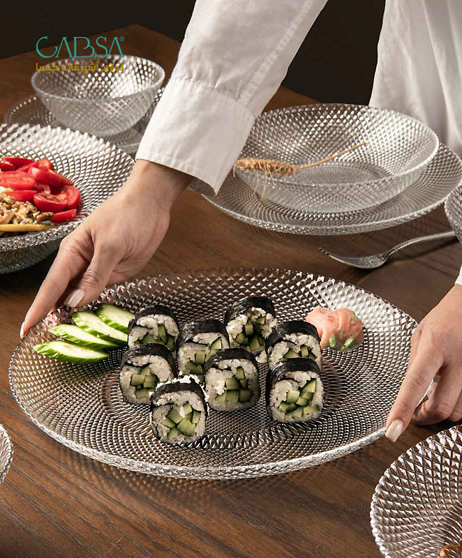 دیس گرد بزرگ نوری تازه پیکسل بسته 2 عددی مدل NT20002800T