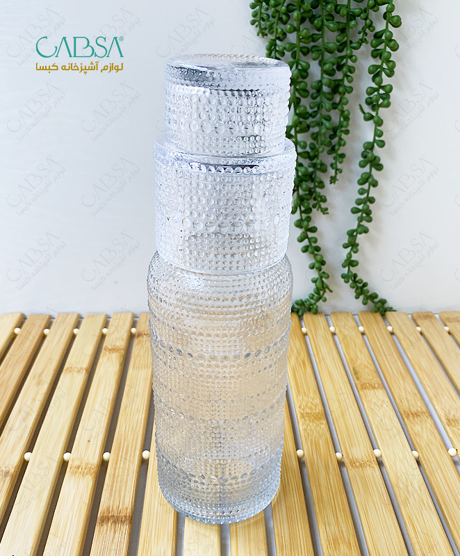 پارچ شب طرح زارا بلور وارداتی در 4 طرح