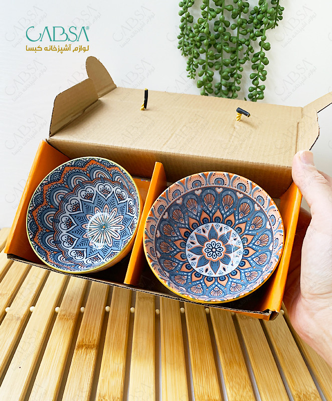 ست دو عددی کاسه سرامیکی وارداتی دنی هوم